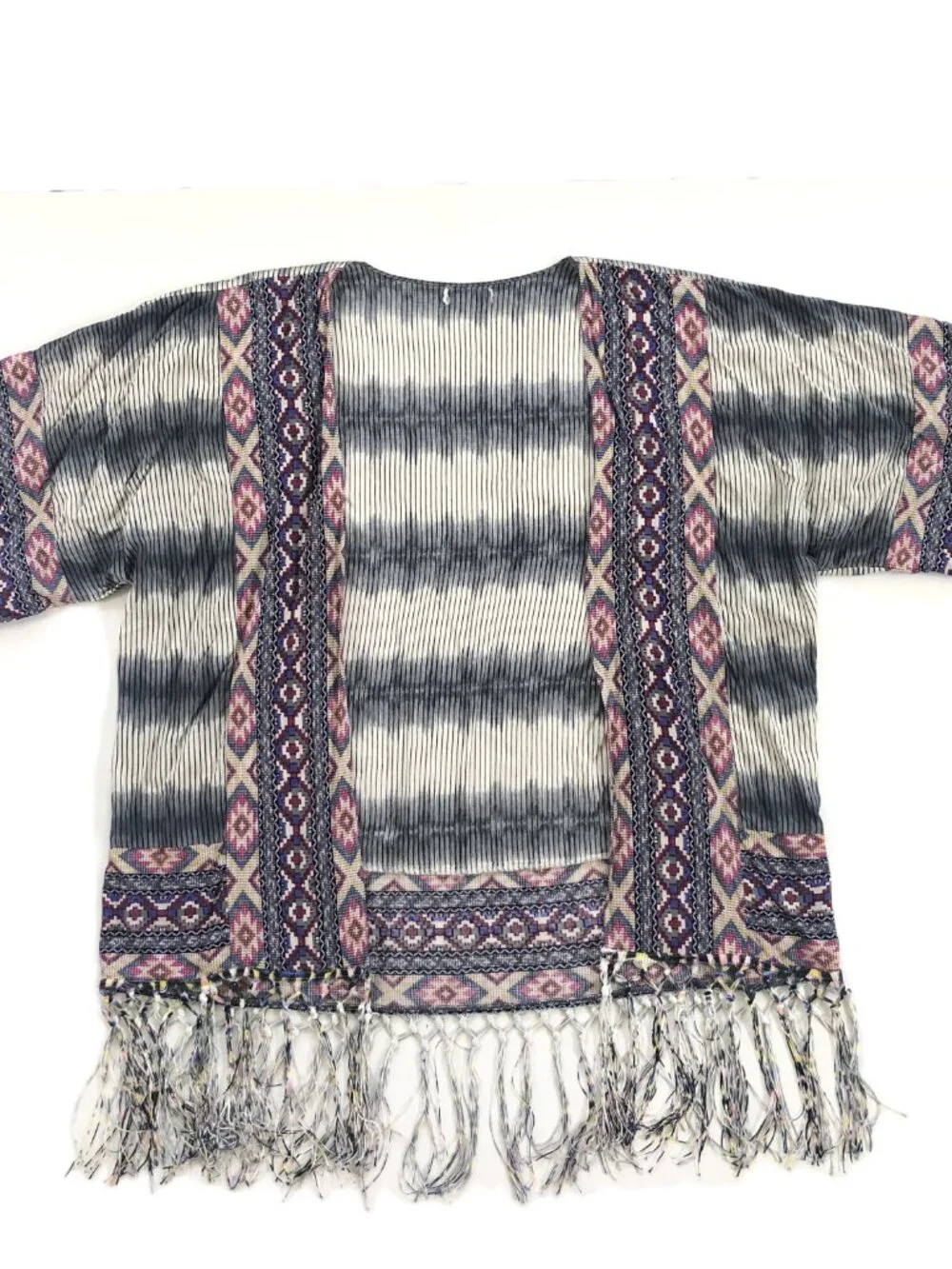 AZTEC TRIBAL KIMONO W/FRINGE
